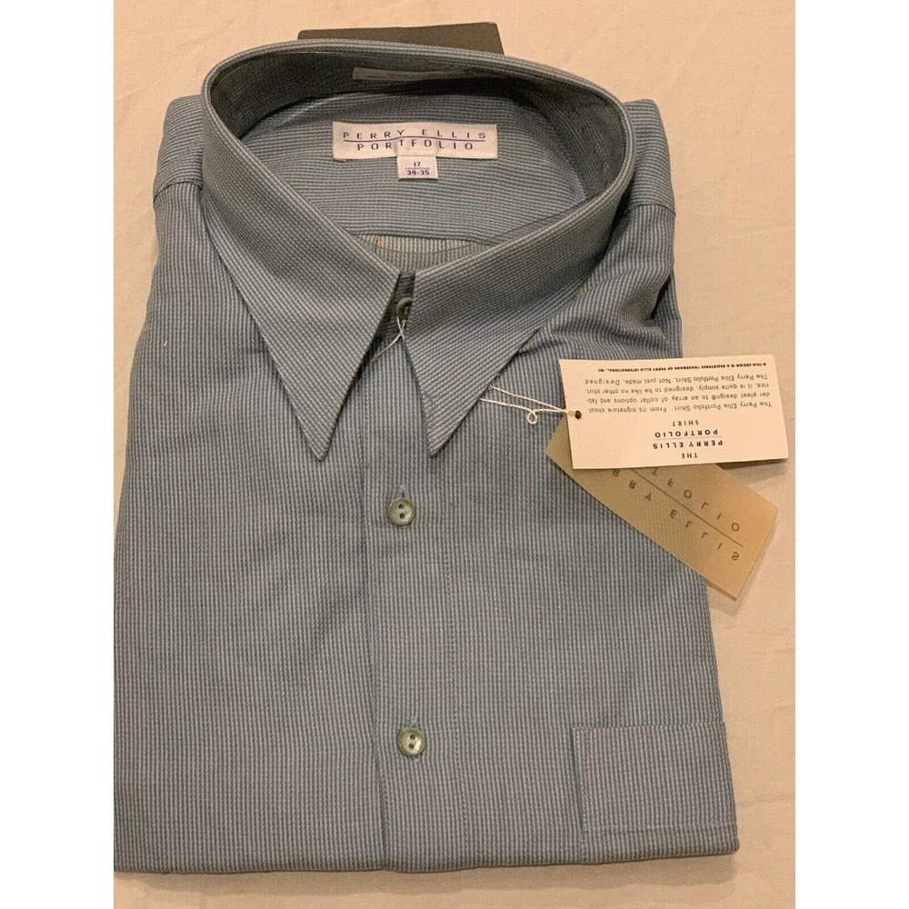 perry ellis portfolio dress shirt 17 34-35